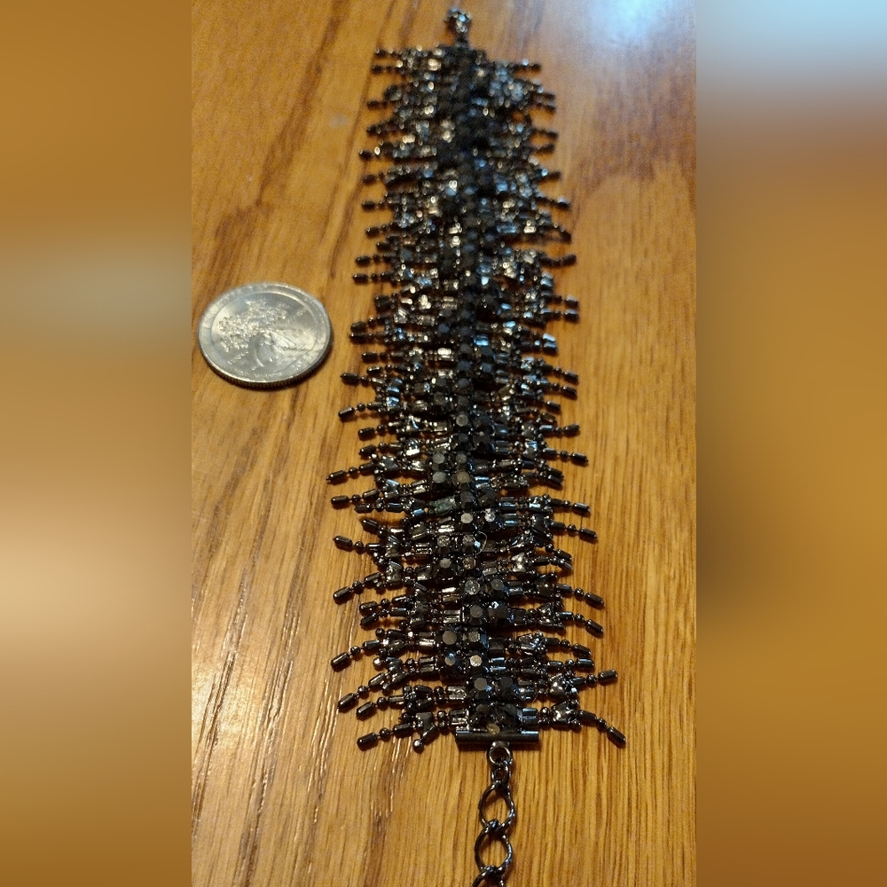 Black gem unique bracelet